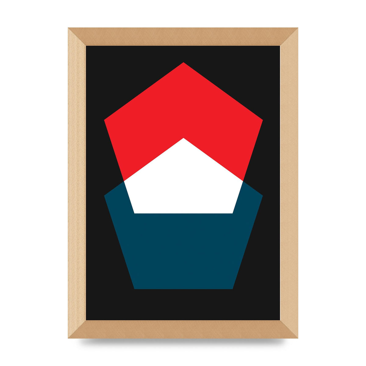 Bold Geometric Art For The Home - A4 framed
