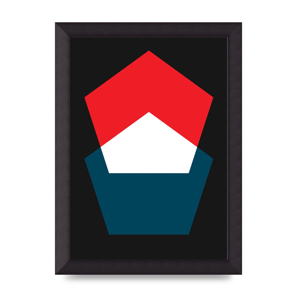 Bold Geometric Art For The Home - A4 framed