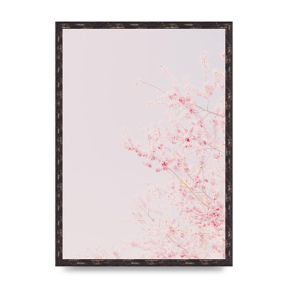 Minimalist Soft Flower Wall Art - A2 framed