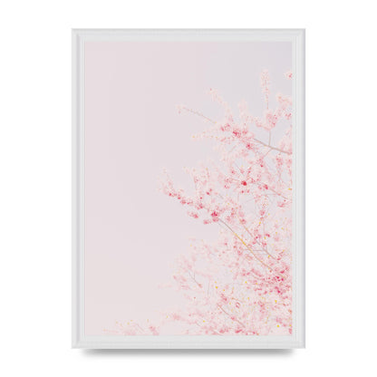 Minimalist Soft Flower Wall Art - A3 framed