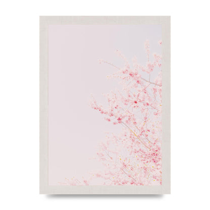 Minimalist Soft Flower Wall Art - A4 framed