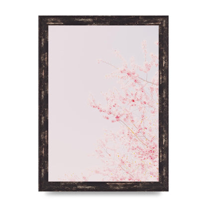 Minimalist Soft Flower Wall Art - A4 framed