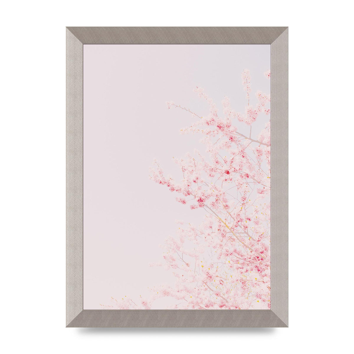 Minimalist Soft Flower Wall Art - A4 framed