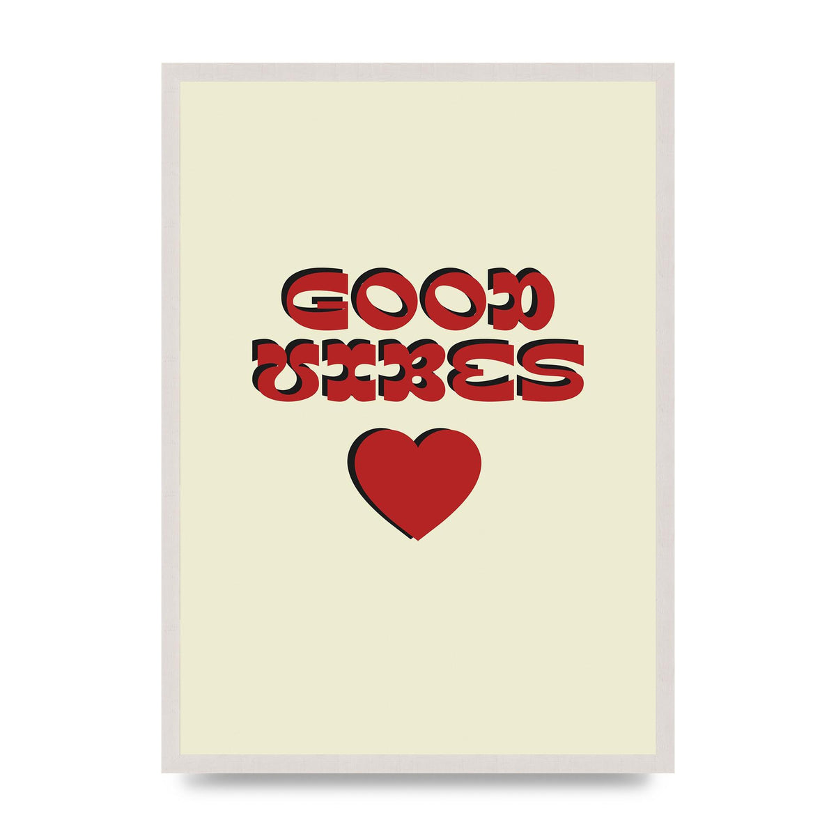 Good Vibes" Art For The Home - A2 framed