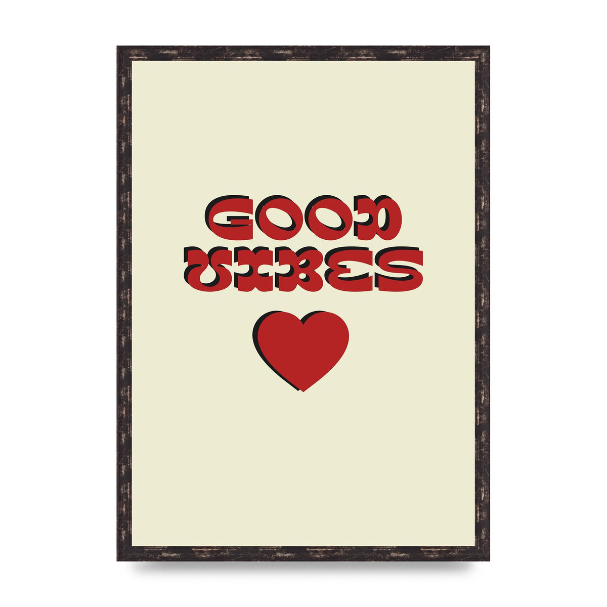 Good Vibes" Art For The Home - A2 framed