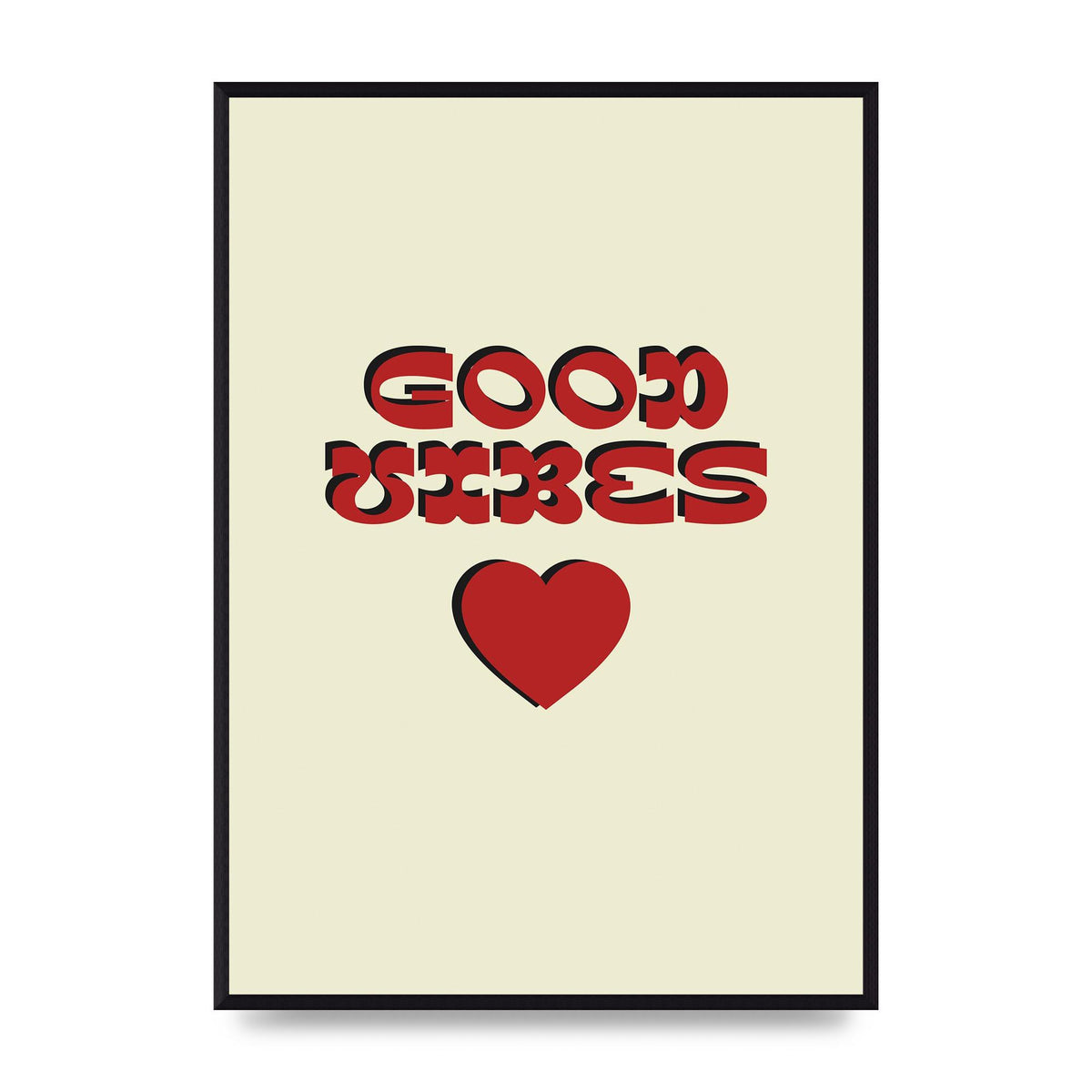 Good Vibes" Art For The Home - A2 framed