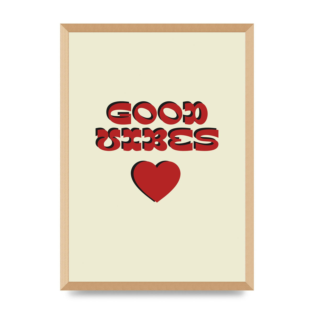 Good Vibes" Art For The Home - A2 framed