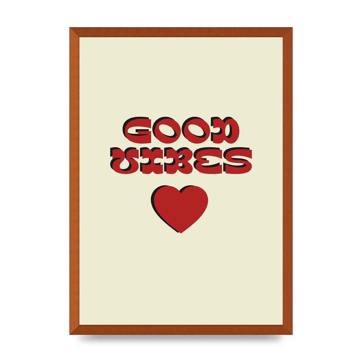 Good Vibes" Art For The Home - A2 framed