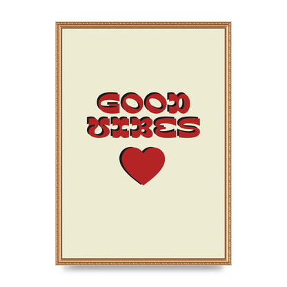 Good Vibes" Art For The Home - A2 framed