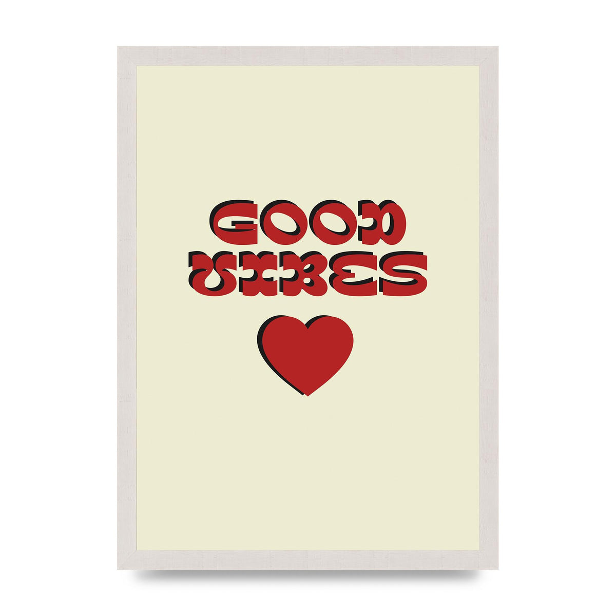 Good Vibes" Art For The Home - A3 framed