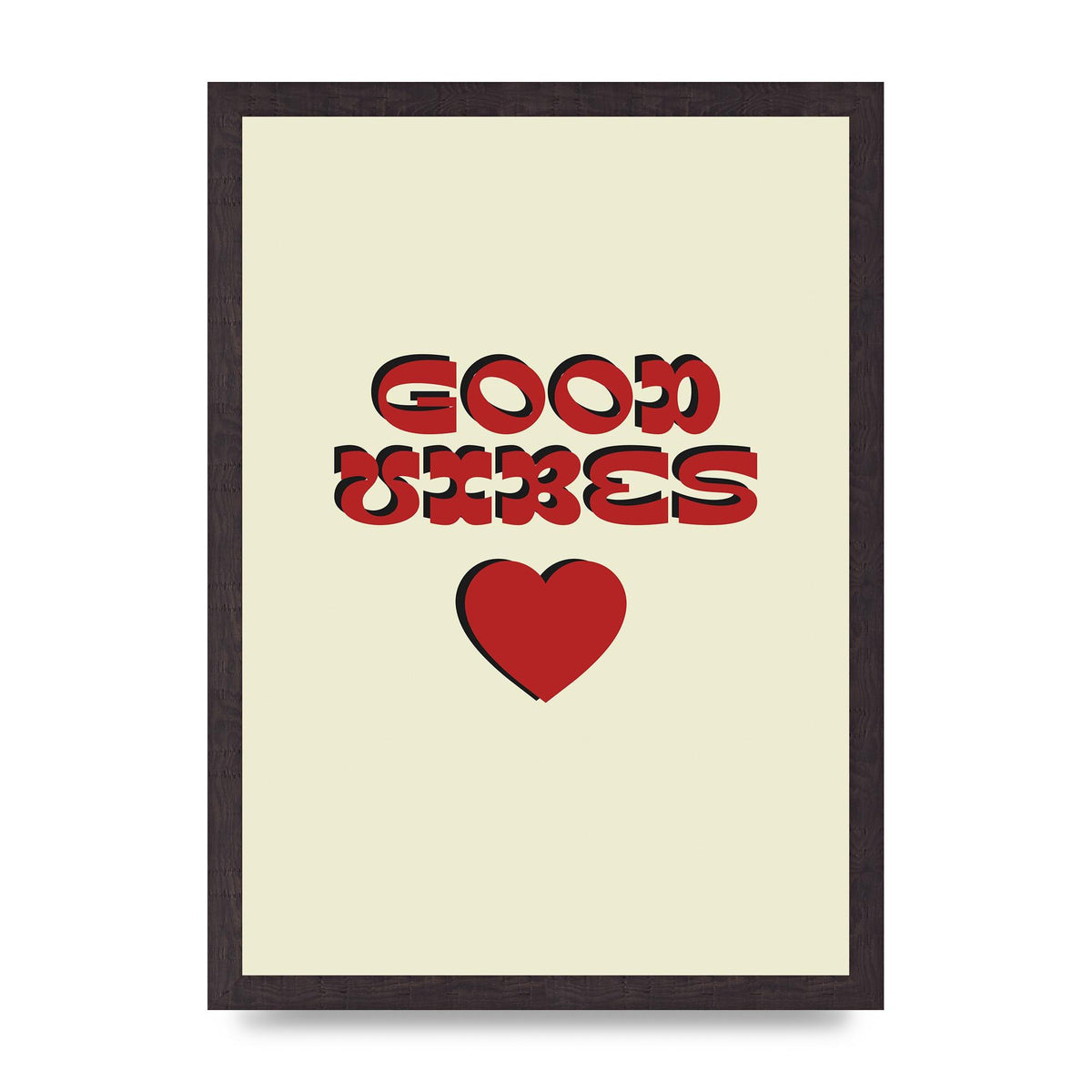 Good Vibes" Art For The Home - A3 framed
