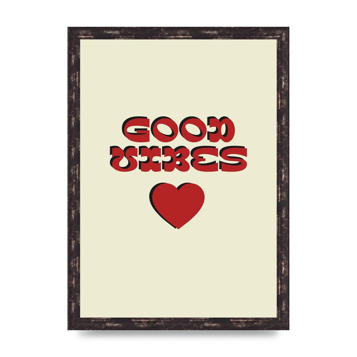 Good Vibes" Art For The Home - A3 framed
