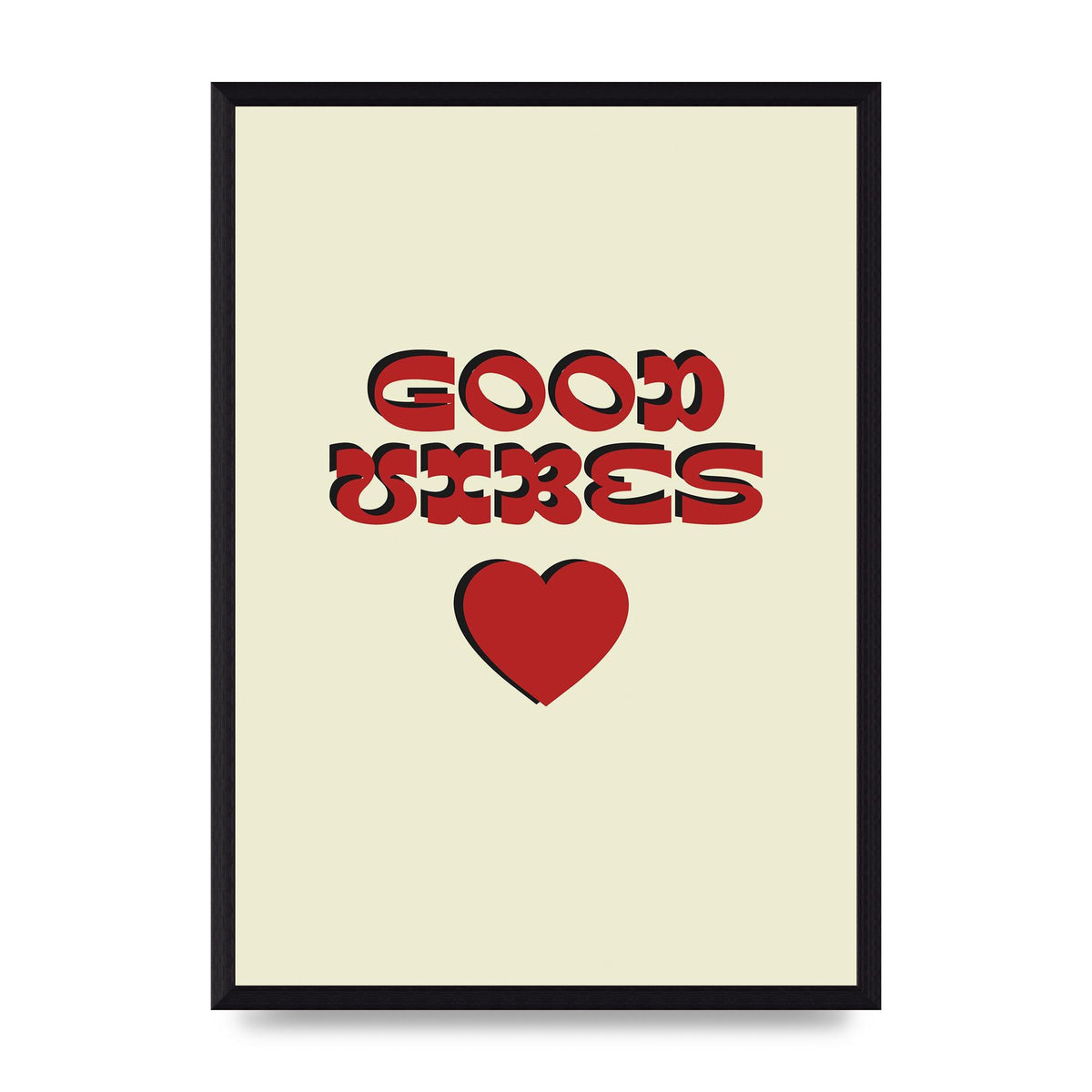 Good Vibes" Art For The Home - A3 framed