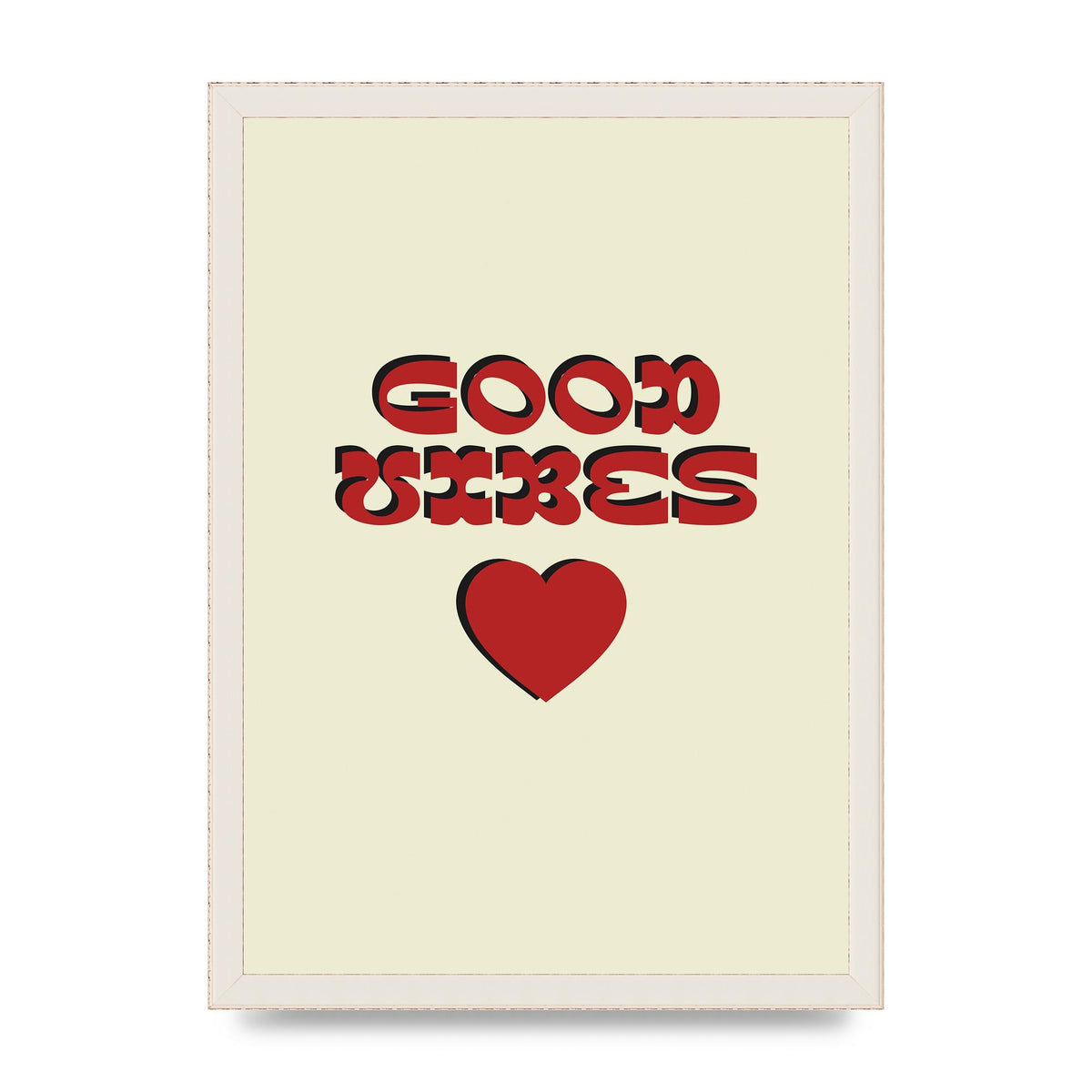 Good Vibes" Art For The Home - A3 framed
