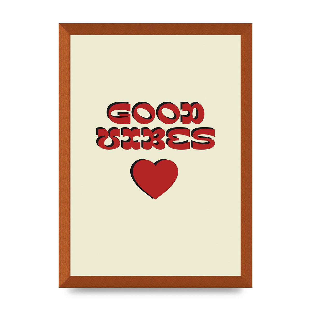 Good Vibes" Art For The Home - A3 framed