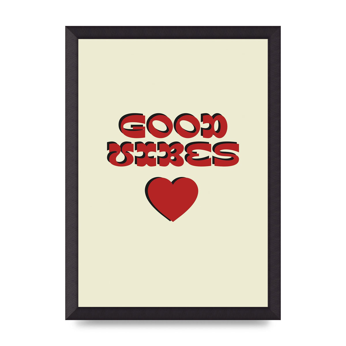 Good Vibes" Art For The Home - A3 framed
