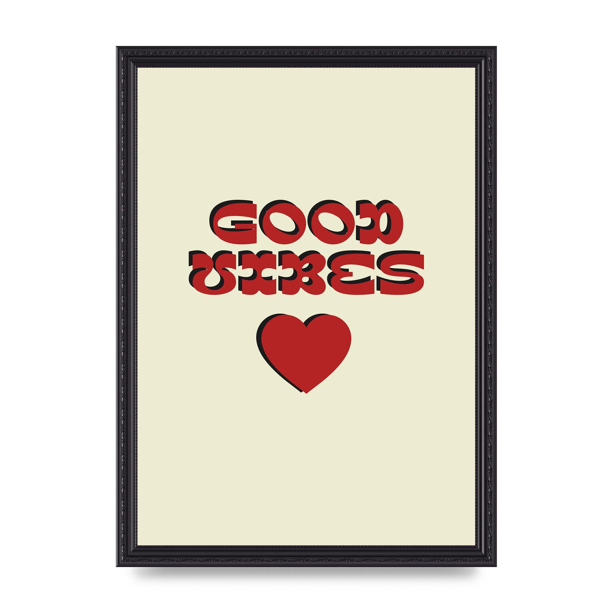 Good Vibes" Art For The Home - A3 framed
