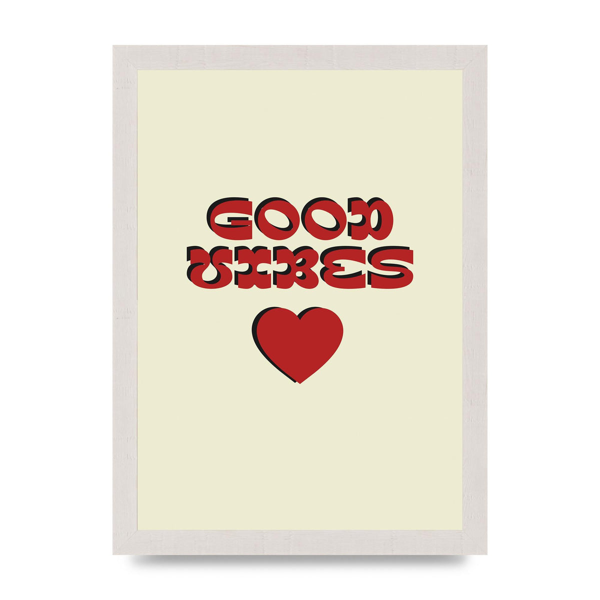 Good Vibes" Art For The Home - A4 framed