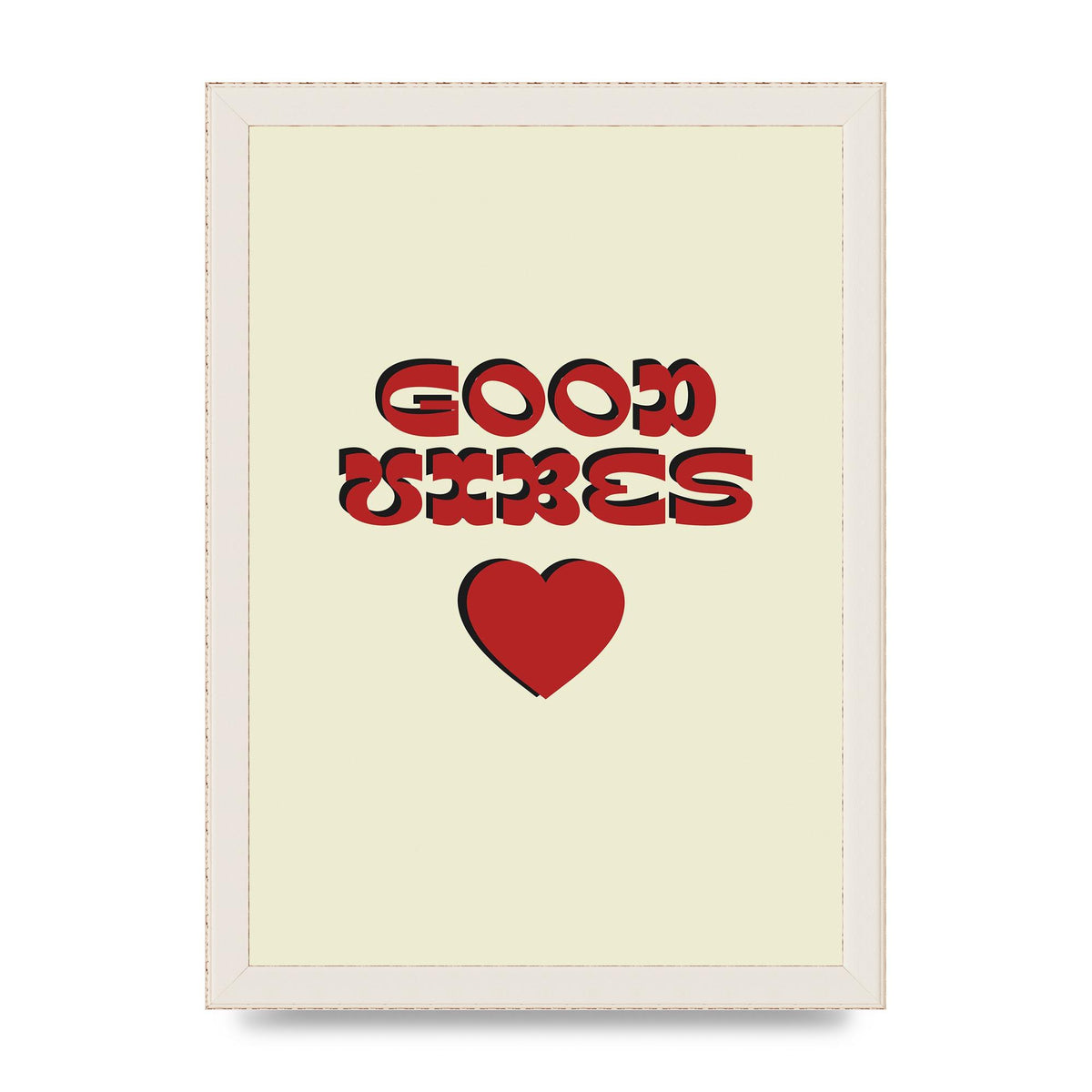 Good Vibes" Art For The Home - A4 framed