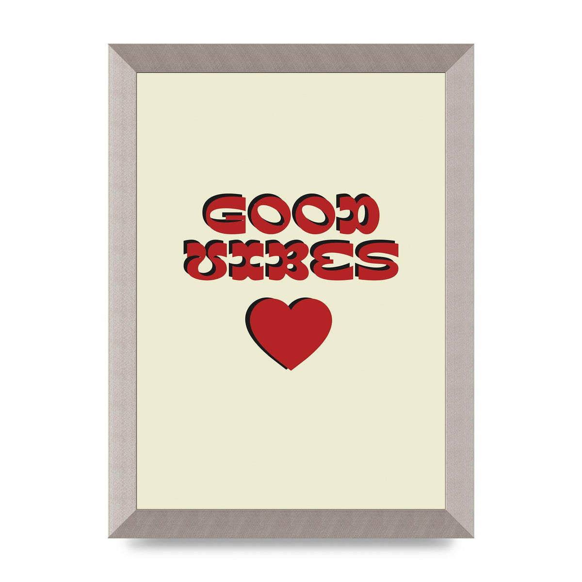 Good Vibes" Art For The Home - A4 framed