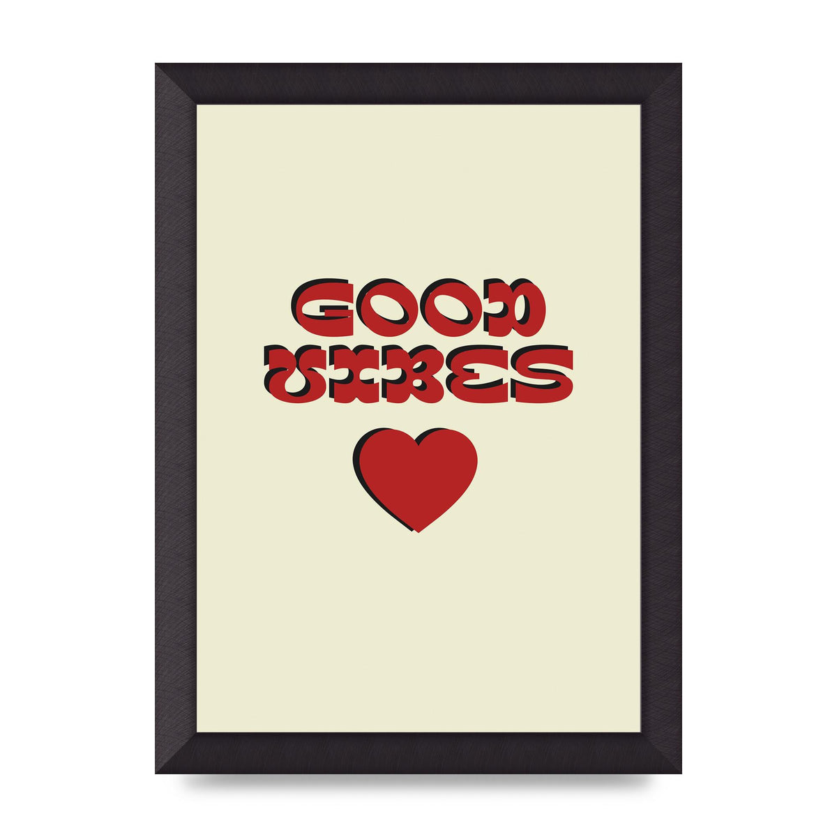 Good Vibes" Art For The Home - A4 framed