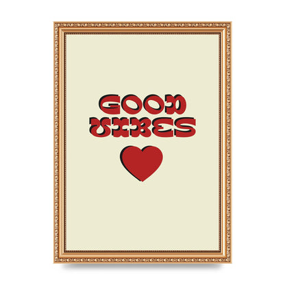 Good Vibes" Art For The Home - A4 framed