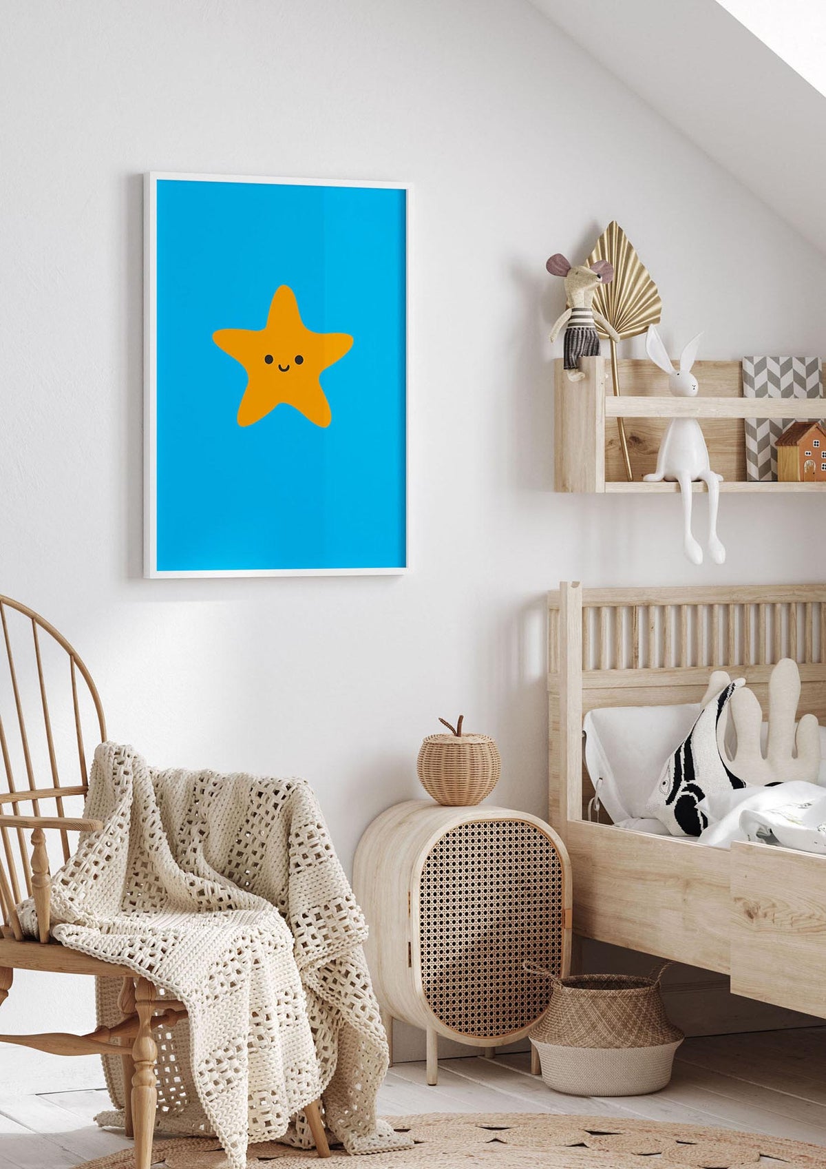 Kids Starfish Illustration Boys Art For The Home - nursery 1