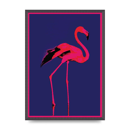 Pink Flamingo Art For The Home - A2 framed