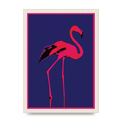 Pink Flamingo Art For The Home - A3 framed