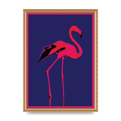 Pink Flamingo Art For The Home - A3 framed
