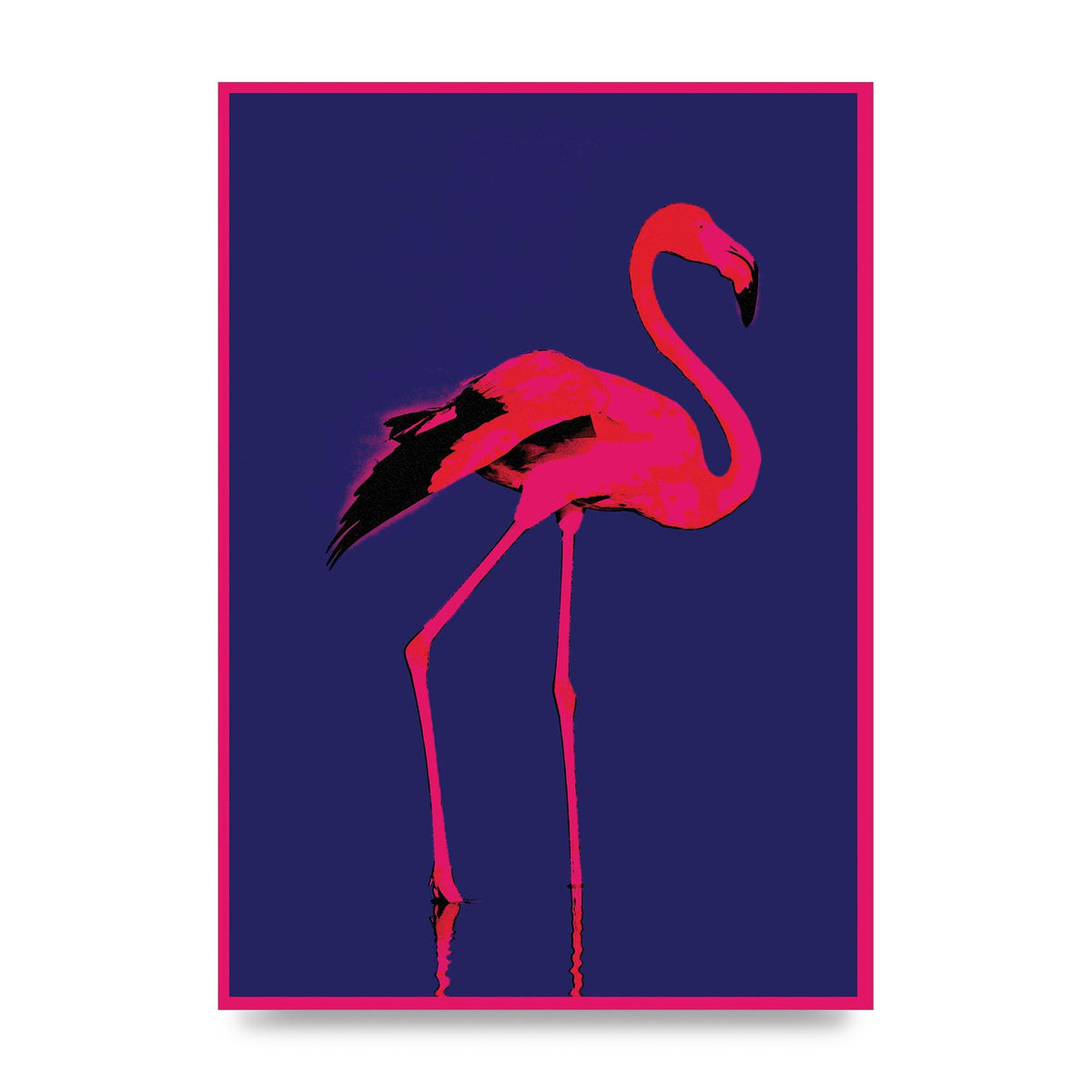 Pink Flamingo Art For The Home - unframed print