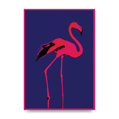 Pink Flamingo Art For The Home - unframed print