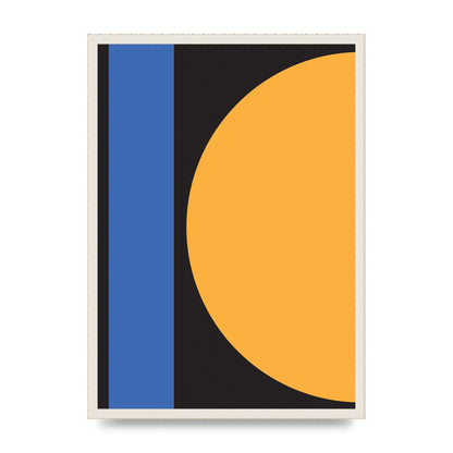 Black Abstract Shapes Three Art For The Home - A2 framed