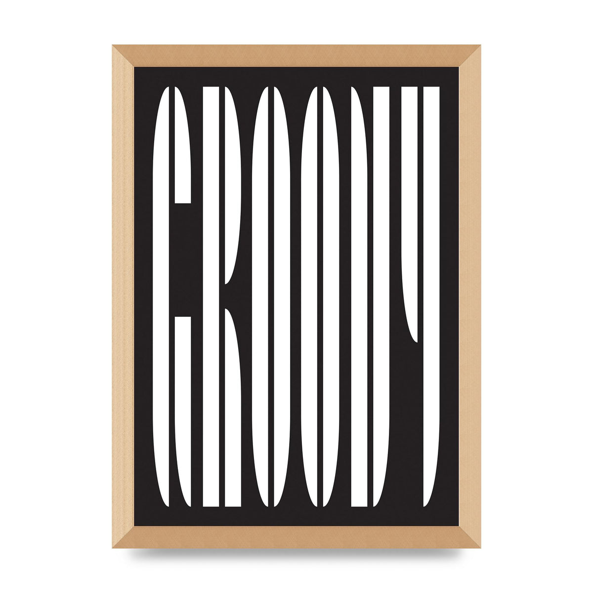Groovy" Art For The Home - A3 framed