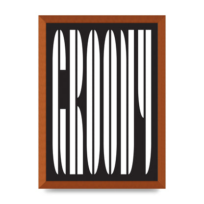 Groovy" Art For The Home - A3 framed