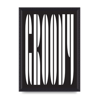 Groovy" Art For The Home - A3 framed