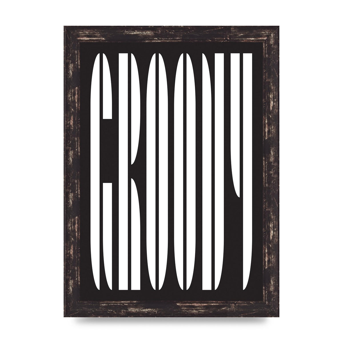 Groovy" Art For The Home - A4 framed