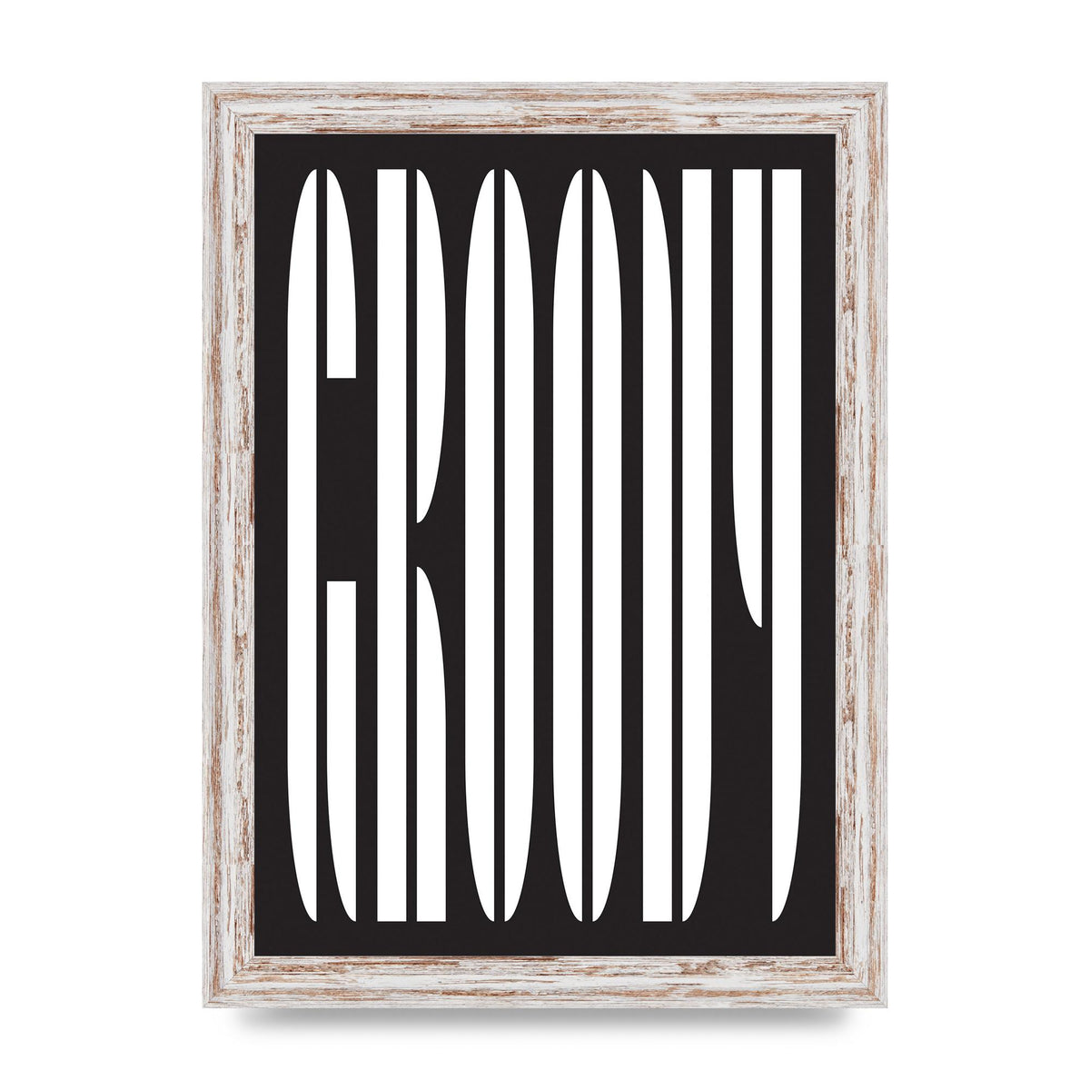 Groovy" Art For The Home - A4 framed