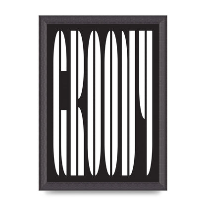 Groovy" Art For The Home - A4 framed