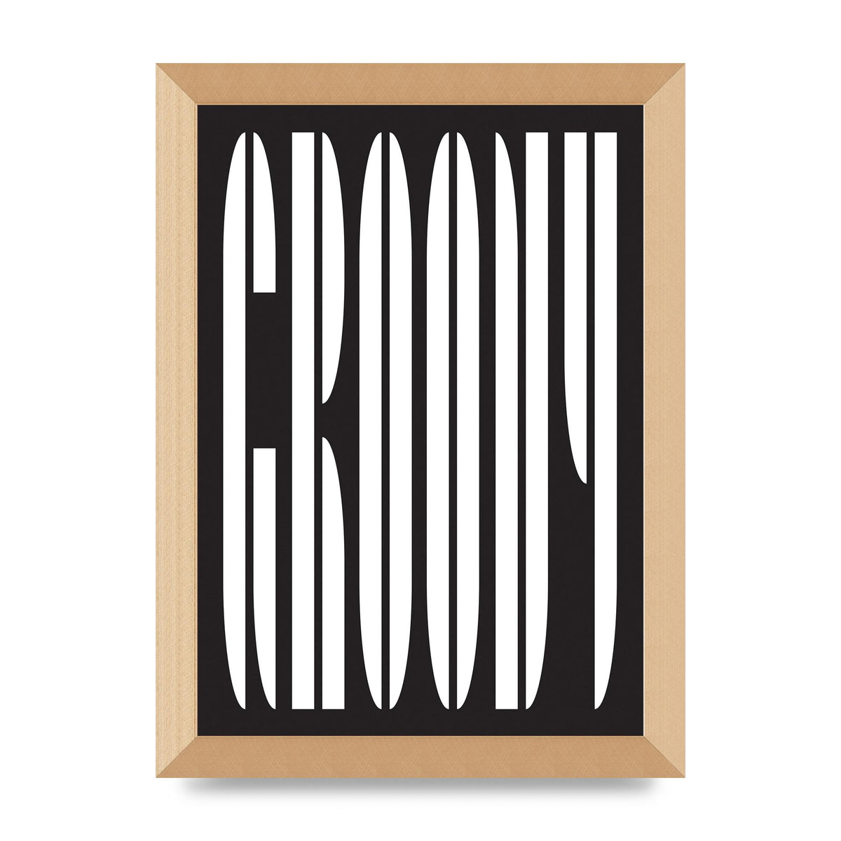 Groovy" Art For The Home - A4 framed
