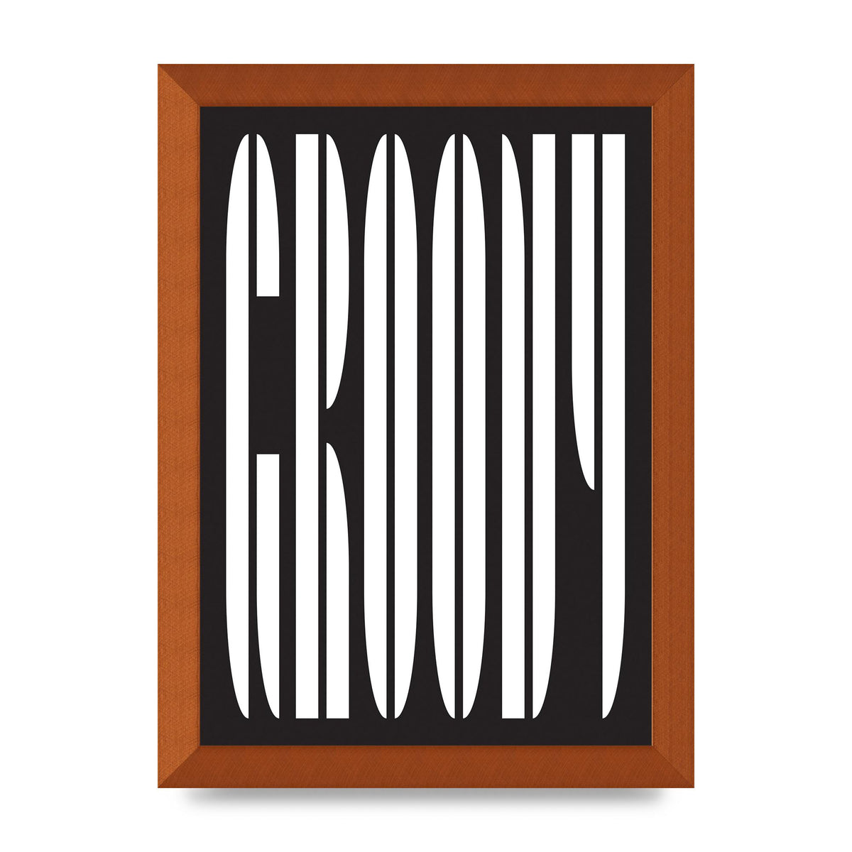 Groovy" Art For The Home - A4 framed