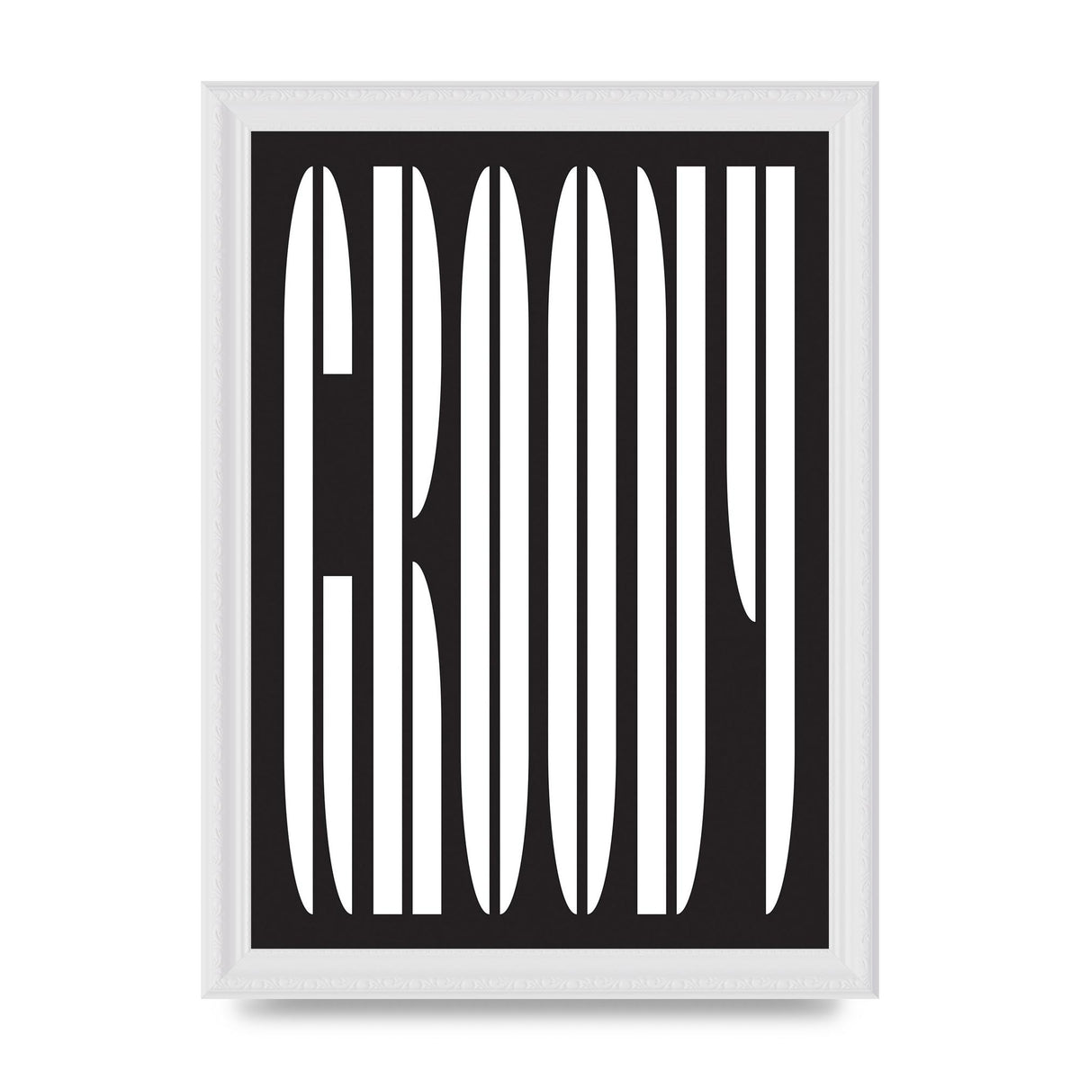 Groovy" Art For The Home - A4 framed