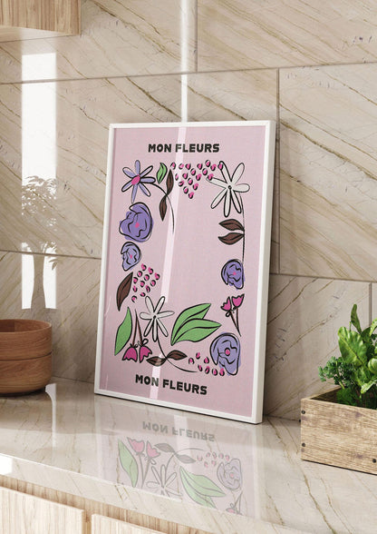 Mon Fleur Illustration Retro 2 Art For The Home - kitchen 2