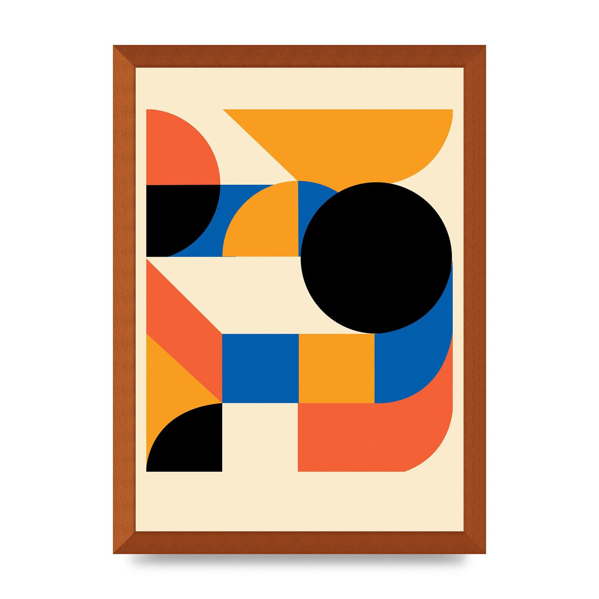 Bauhaus Seven Art For The Home - A3 framed