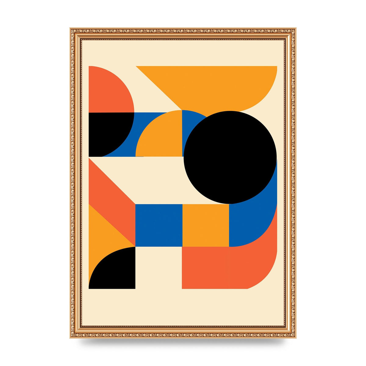 Bauhaus Seven Art For The Home - A3 framed
