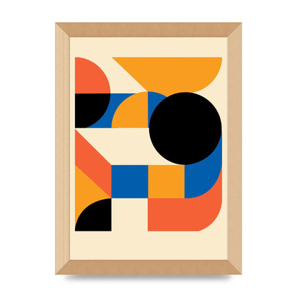 Bauhaus Seven Art For The Home - A4 framed