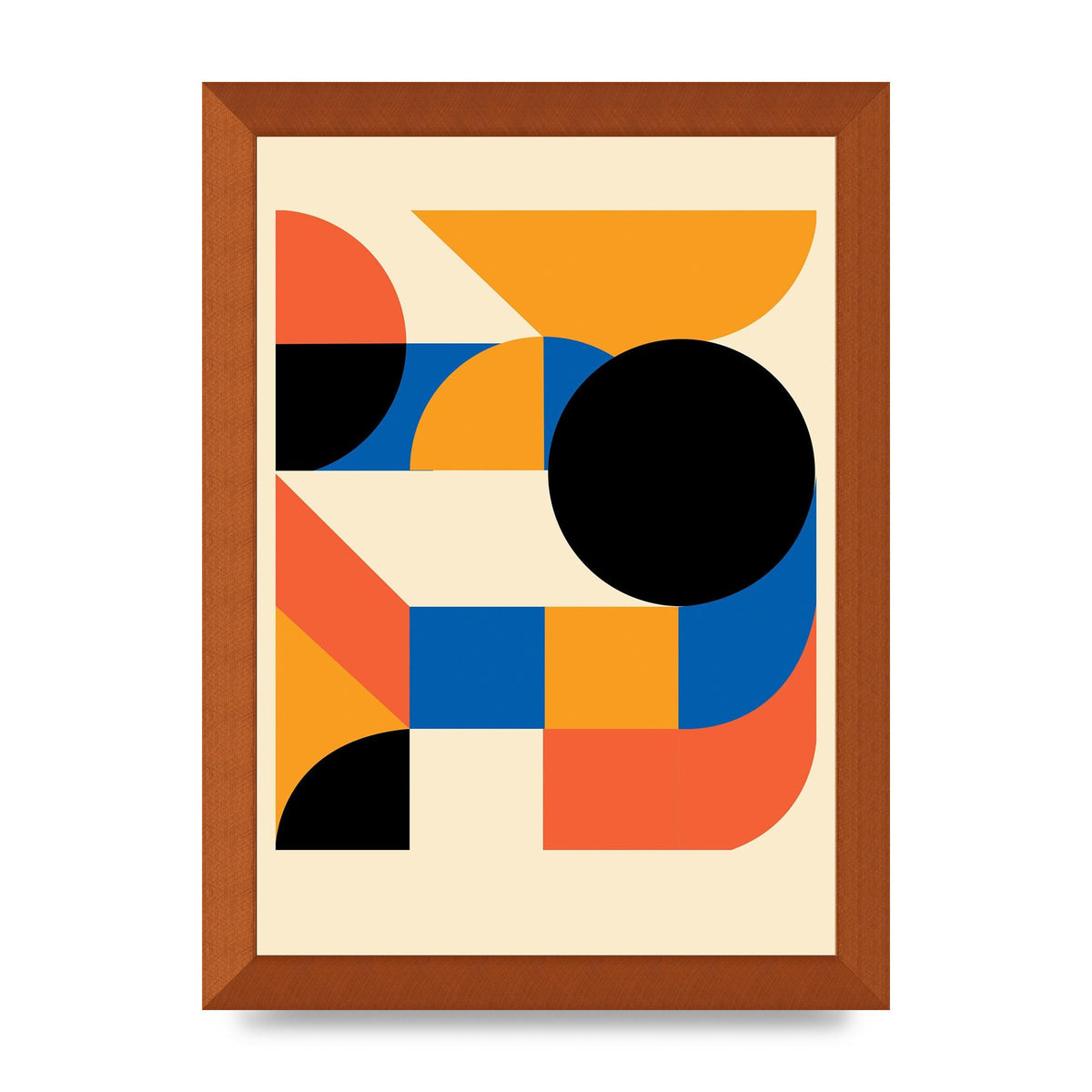 Bauhaus Seven Art For The Home - A4 framed