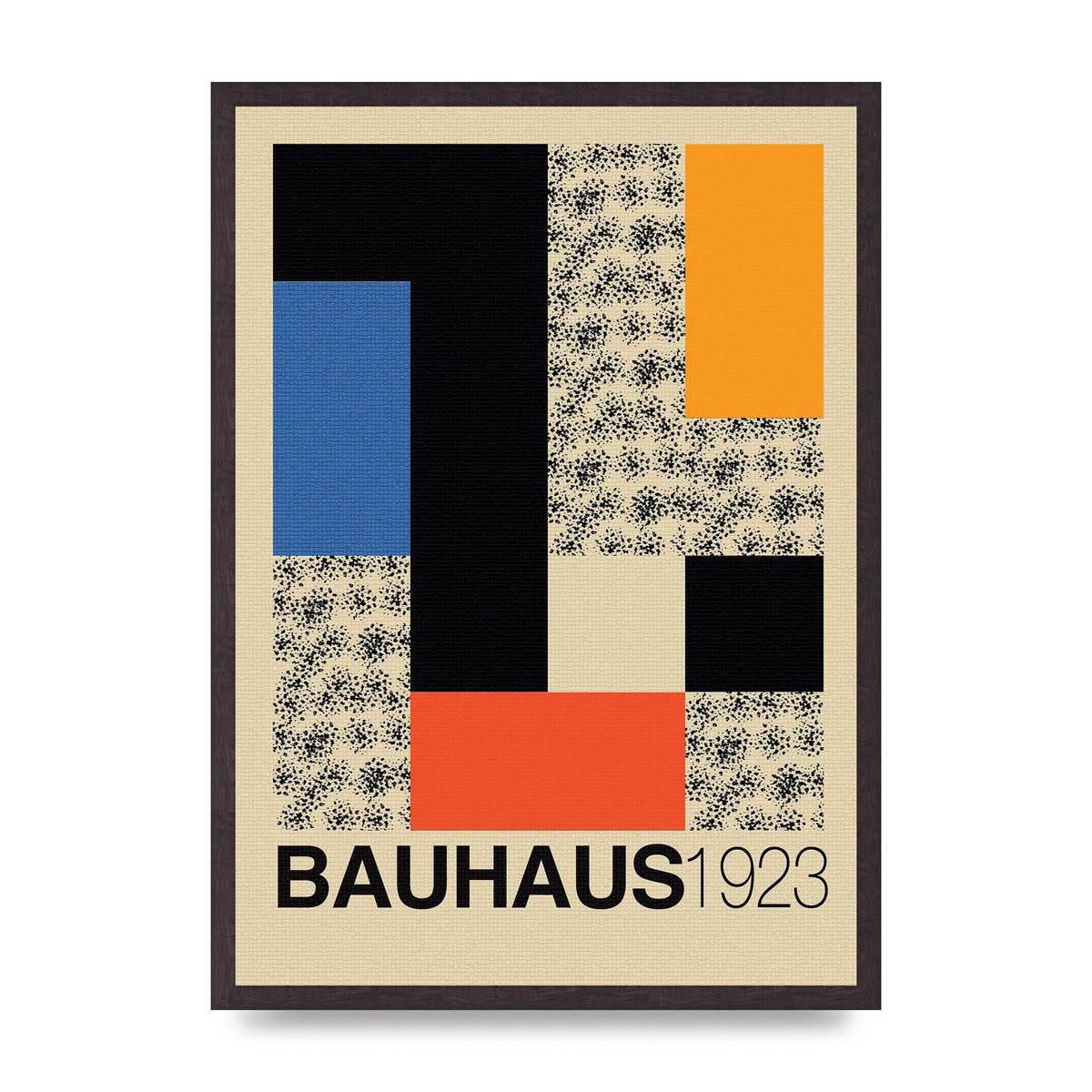 Bauhaus Six Printed Poster - A2 framed