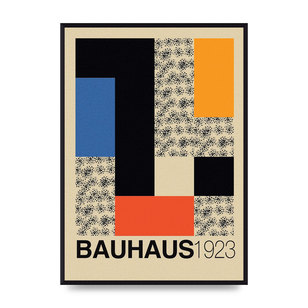 Bauhaus Six Printed Poster - A2 framed