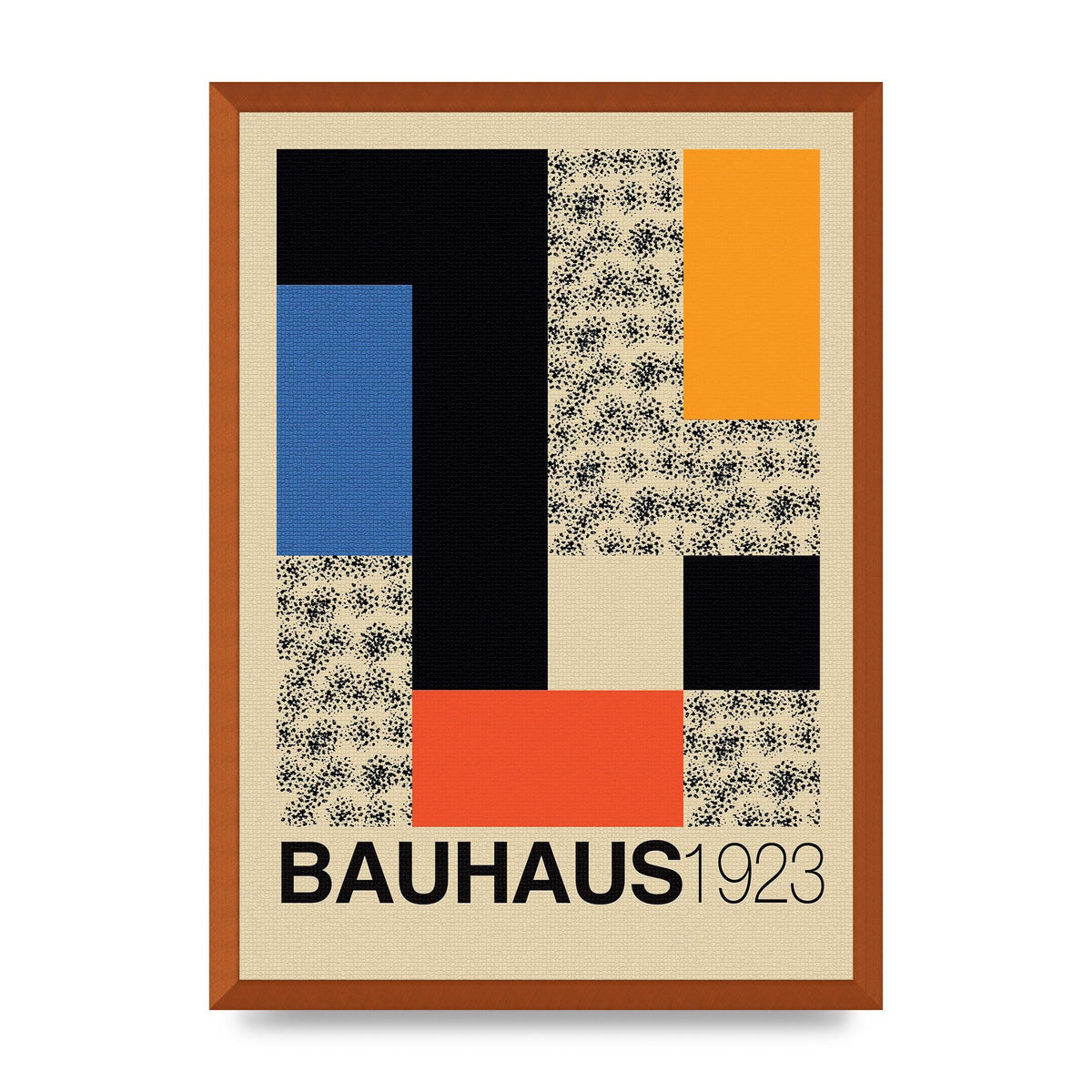 Bauhaus Six Printed Poster - A2 framed